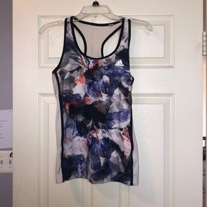 Printed Adidas Workout Tank